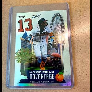 Ronald Acuña Home Field Advantage card